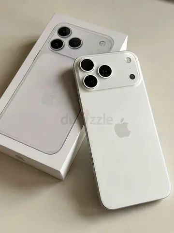 📱 For Sale: iPhone 17 Pro Max – White 🤍  Very clean condition, no scratches at all and no issues.