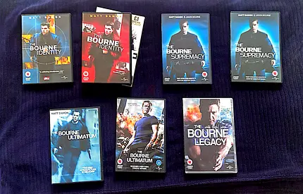 Jason Bourne DVDs (Identity, Supremacy, Ultimatum, Legacy)
