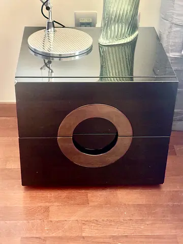 Luxury Presotto Italian Bedside Cabinets (pair)