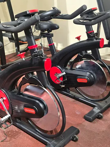 2 x Sparnod Fitness Indoor Cycling Bikes in excellent condition