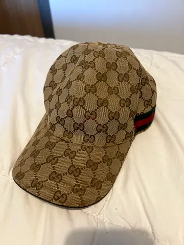 Gucci GG Web baseball cap