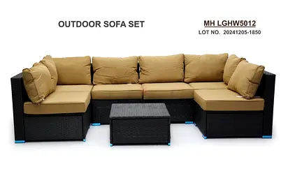 Brand New Outdoor Rattan Sofa Set with Cushions for Sale