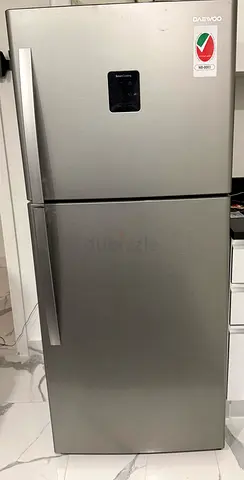 Daewoo Stainless Steel Top Freezer Refrigerator - Good Condition