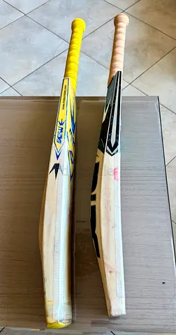 Pair of Used English Willow Cricket Bats - Good Condition