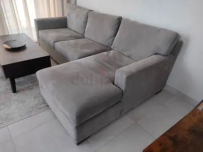 High quality cratebarrel axis model lshape sofa