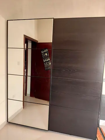 Large wardrobe with sliding doors