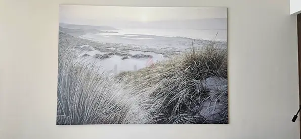 Huge IKEA BJÖRKSTA Large Canvas Wall Art with Frame (200x140 cm) – Joe Cornish Dunes