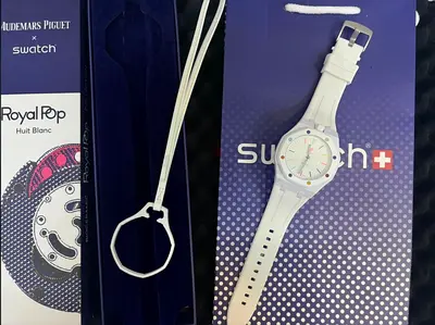 Swatch x Audemars Piguet Royal Pop Huit Blanc Automatic White Unisex Master Quality Copy Watch