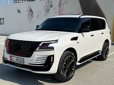 Nissan Patrol LE V8 T2 RS Edition GCC Under warranty Al masood full service original paint