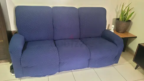 Recliner sofa set (3+1+1) for sale