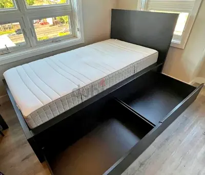 ikea Single bed with mattress available in perfect condition