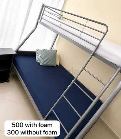 Bunk Bed with foam