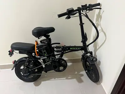 Used Electric Bike Handlebar Display + Key Switch (needs minor repair)
