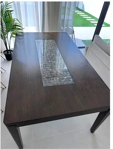 Dining table without chairs from Home center for free