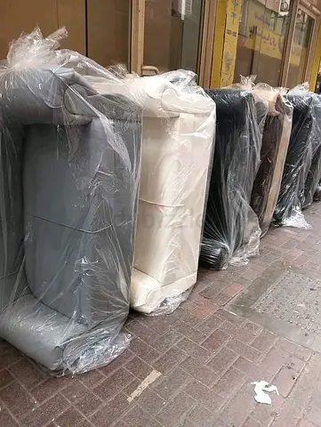 Set of wrapped single-seat sofas / armchairs - various colors (new)