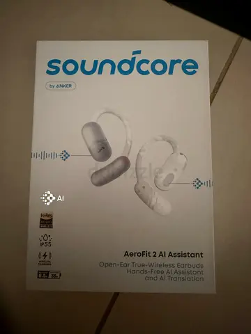 Soundcore by Anker AeroFit 2 AI Assistant Open-Ear Wireless Earbuds - New in Box