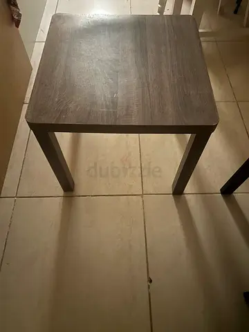 Solid wood side table / bedside nightstand - small, sturdy