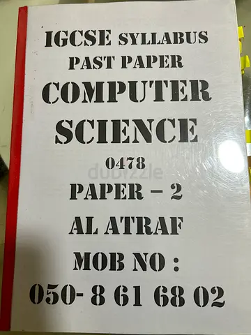 Computer Science 0478 IGCSE P2 Past Paper Booklet