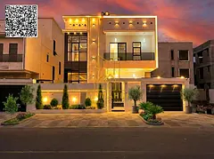 Modern villa for sale two floors and roof luxury finishing including water and electricity prime loc