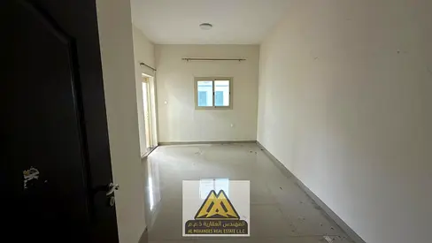 A wonderful opportunity to rent a spacious one-bedroom apartment in Al Nakheel 1, Ajman, located in the second building from Ajman Corniche with a bea