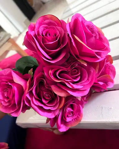 Artificial Pink Roses - Decorative Flowers