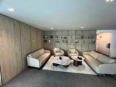 Luxurious office | For VIPs | Elegant & stunning view | For rent in Al Majaz 2