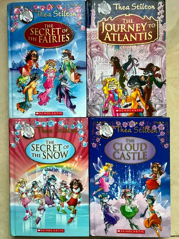 Set of 4 Thea Stilton childrens books