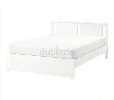 Ikea white Bed frame