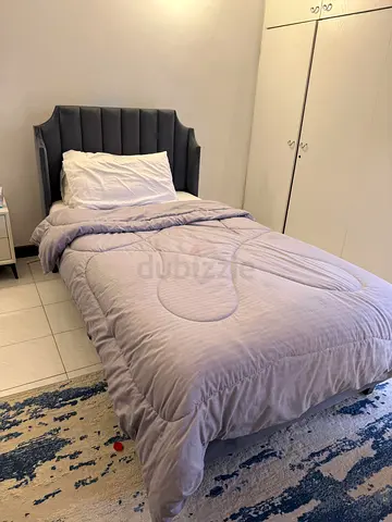 Bed with mattress