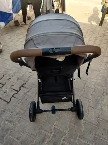 Lightweight Grey Baby Stroller - Good Condition