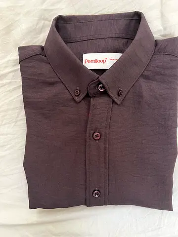Shirt Semi formal - XL- Coffee Brown