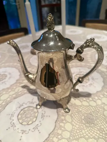Beautiful silver pot