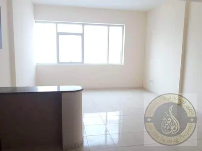 STUDIO APARTMENTS SAPRATE KITCHEN BATH STARTING FROM 28K,30K,1 CHEQ,32K 34K 4 / 6 CHEQS + 1 MONTH FREE ON DUBAI SHARJAH BORDER ON RTA BUS STOP F 24 CO