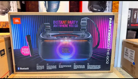 JBL PartyBox On-The-Go 2 Portable Bluetooth Party Speaker