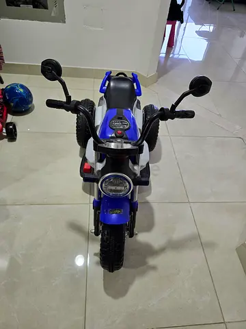 Kids Ride-On Motorbike Tricycle - Blue
