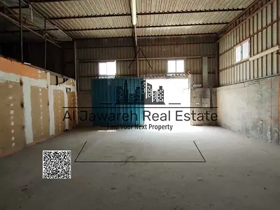 Warehouse with yard for rent in Al Jurf Industrial Area 3, Ajman.