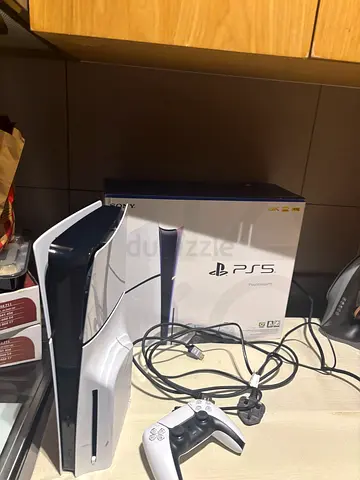 PlayStation 5 Disc Console with DualSense Controllers and Original Box - Good Condition