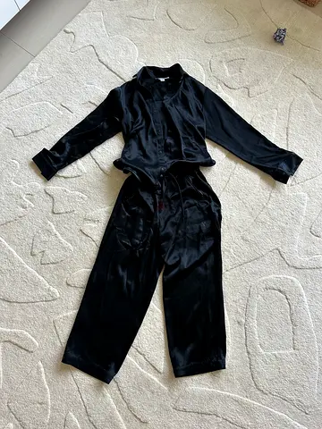 adidas x Y3 Longsleeve satin jumpsuit