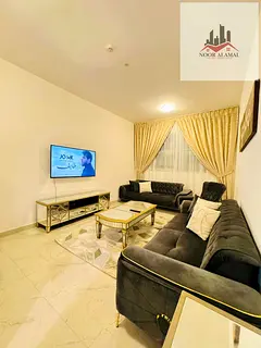Sharjah Al Zahia, one bedroom, living room, kitchen, and two bathrooms