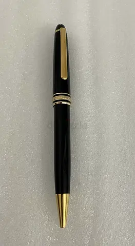 Montblanc meisterstuck Black and Gold Classic Ballpoint Pen — Vintage Style