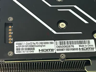Geforce Rtx 3060ti 8gb