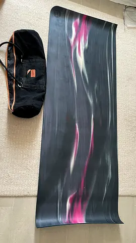 Lululemon Yoga mat with carry bag — lightly used, non-slip surface