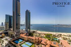 Semi Furnished | High Floor | Sea+Dubai Eye View