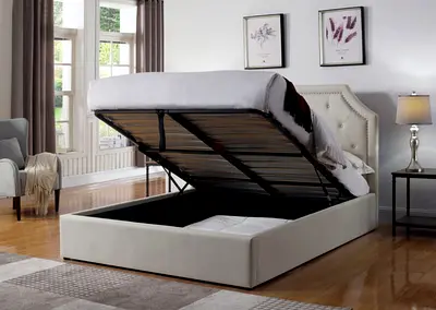 Light gray colour 180*200 king size Bed