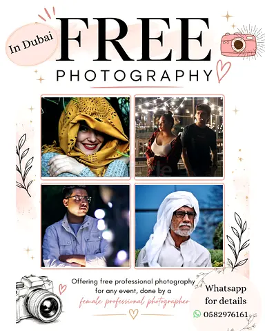 Professional photography for free