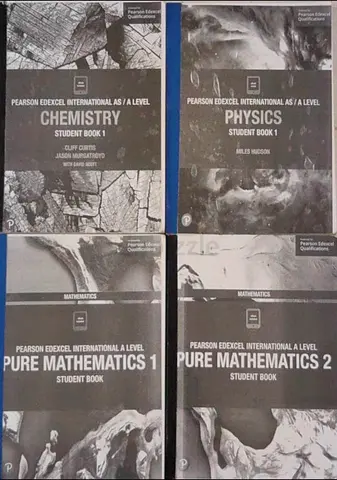 Set of Pearson Edexcel International A Level Student Books - Chemisty, Physics, Pure Mathematics 12
