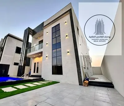 فيلا فاخرة 4 غرف ماستر مع مسبح خاص | الباهية | عجمان
