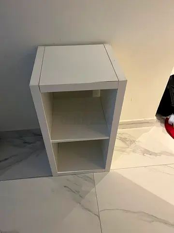 Ikea kallax White 2-Compartment Shelf - Compact Storage Unit