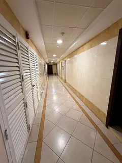 Annual rent in Al Majaz 3: 1BR apartment with central AC, built-in wardrobes, family-friendly, near