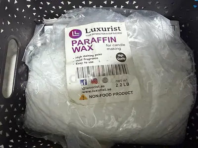 Luxurist Paraffin Wax for Candle Making - 2.2 LB